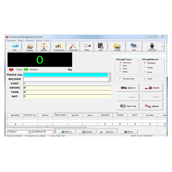 Vejningssoftware